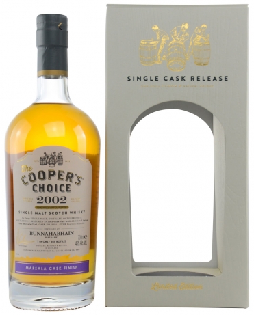 Vintage Malt Whisky Cooper's Choice Bunnahabhain 2002 (в коробці) 0,7 л