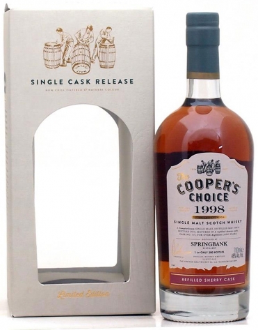 Vintage Malt Whisky Cooper's Choice Springbank 1998 (в коробці) 0,7 л