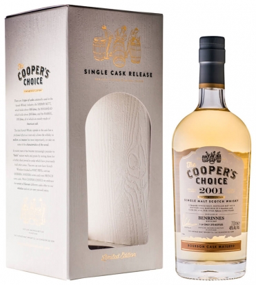 Vintage Malt Whisky Cooper's Choice Benrinnes 2001 (в коробке) 0,7 л