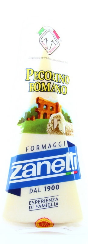 Сир витриманий з овечого молока Pecorino Romano Zanetti 250 г