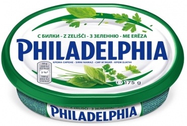 Крем-сир Philadelphia з зеленню Kraft 175 г