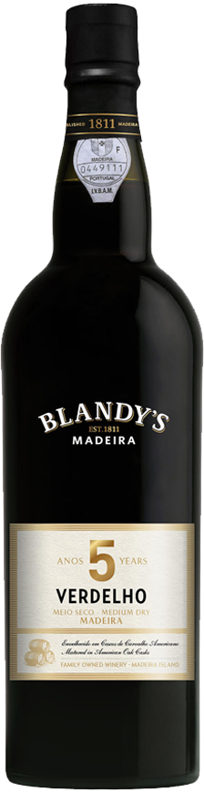 Мадера Blandy's Verdelho Medium Dry 5 Y.O 0,75 л