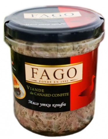 Мясо утки конфи Fago 330 г