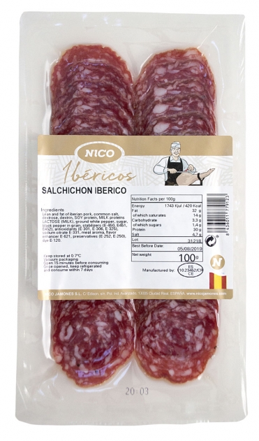 Нарізка Salchichon Iberico Nico Jamones 100 г