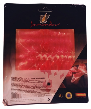 Нарізка Sliced Serrano Jamondor 14 міс. 100 г