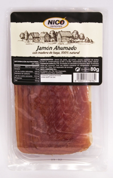 Нарізка Jamon Ahumado Nico Jamones 80 г