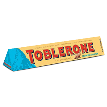 Молочний шоколад Toblerone з хрустким мигдалем 100 г