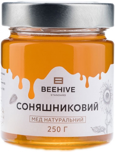 Мед натуральный Beehive Подсолнечный 250 г