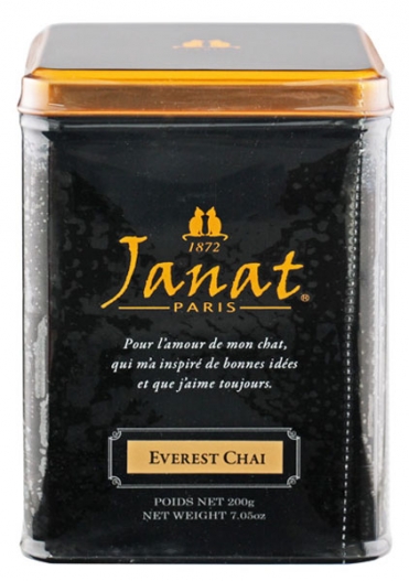 Чай чёрный непальский с пряностями Janat Paris Everest Chai 200 г