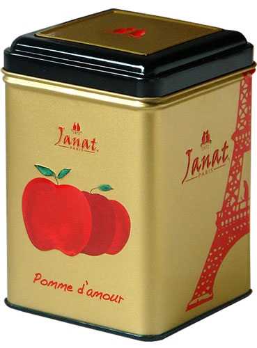 Чай чорний з ароматом запечених яблук Janat Paris Pomme d'amour 100 г