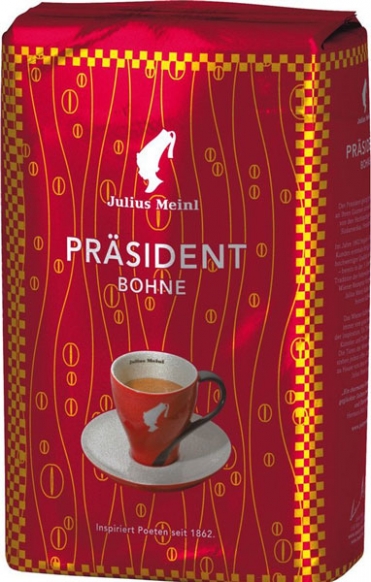 Julius Meinl President кофе в зернах 500 г