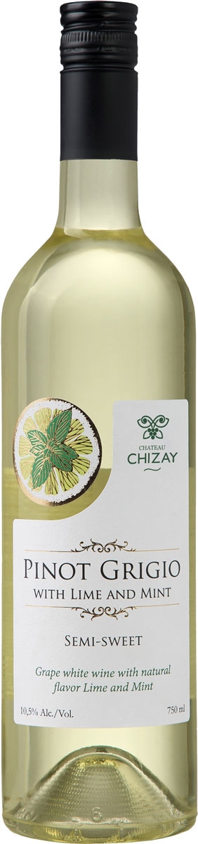 Чизай Chateau Chizay Pinot Grigio с лаймом и мятой 0,75 л