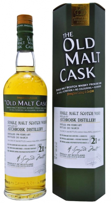 Auchroisk Vintage 1990 21 Y.O, Old Malt Cask (в коробці) 0,7 л