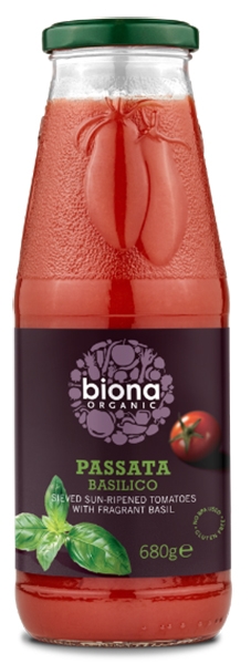 Томатное пюре с базиликом Biona Organic 680 г