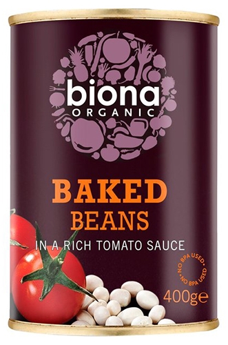 Запеченные бобы в томатном соусе Biona Organic 400 г