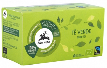 Чай зеленый органический Fairtrade Индия Alce Nero (в пакетиках) 35 г