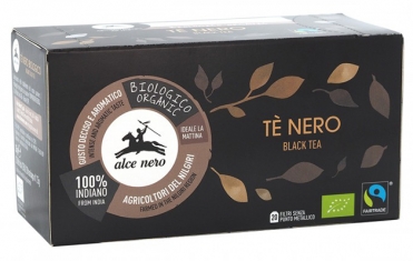 Чай черный органический Fairtrade Индия Alce Nero (в пакетиках) 35 г