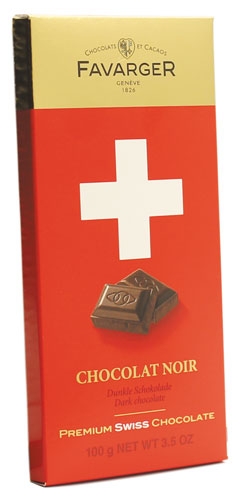 Шоколад чорний 62% Premium Swiss Chocolate Favarger 100 г