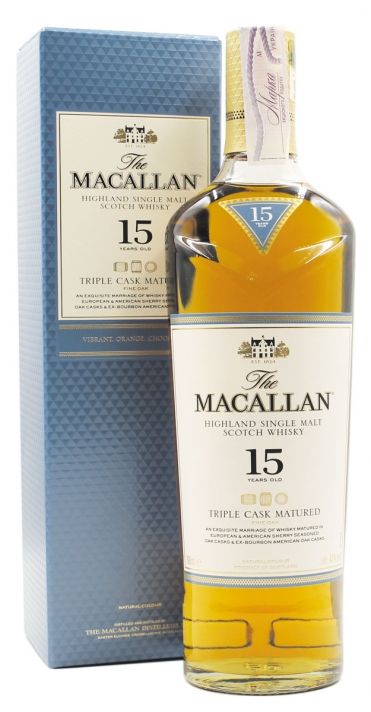 Macallan Triple Cask Matured 15 Y.O. (в коробці) 0,7 л