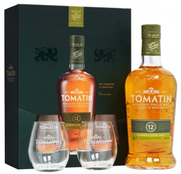 Tomatin Distillery Tomatin 12 Y.O +2 бокала 0,7 л