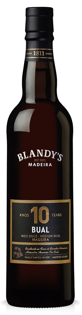 Мадера Blandy's Bual Medium Rich 10 Y.O 0,5 л