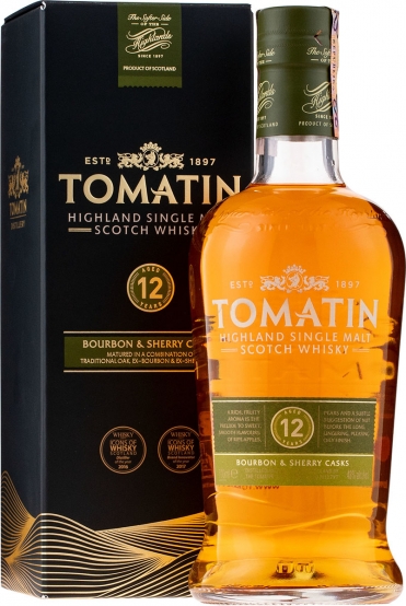 Tomatin 12 Y.O. (в коробці) 0,7 л