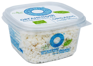 Сир кисломолочний нежирний Organic Milk 0.2% 300 г