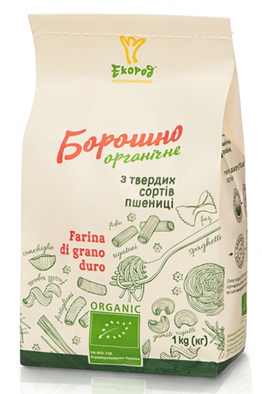 Борошно із твердих сортів пшениці органічне Екород 1 кг