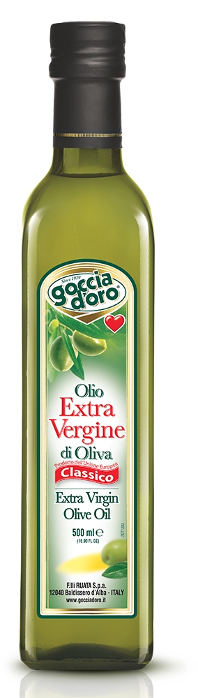 Масло оливковое Goccia d'Oro 100% Extra Virgin 0,5 л