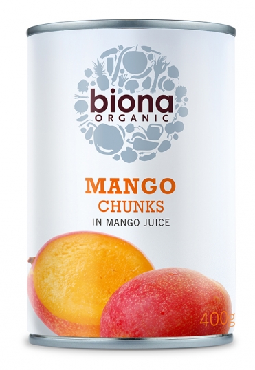 Шматочки манго в соку манго Biona Organic 400 г