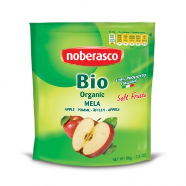 Яблоки сушеные, кусочками Bio Noberasco 80 г