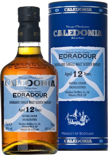 Edradour Caledonia 12 Y.O. (в тубусе) 0,7 л