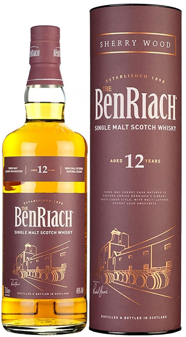 BenRiach Sherry 12 Y.O. (в тубусе) 0,7 л