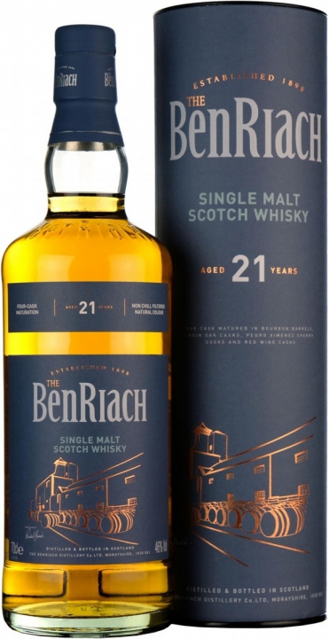 BenRiach 21 Y.O (в тубусе) 0,7 л