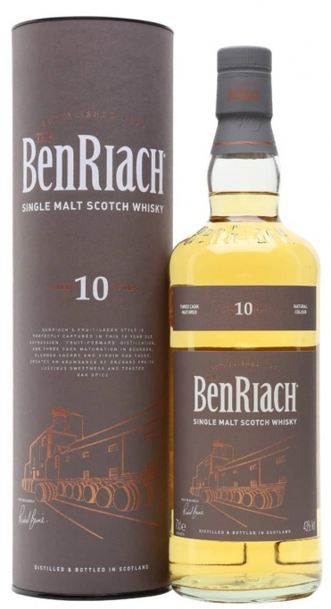 BenRiach 10 Y.O (в тубусе) 0,7 л