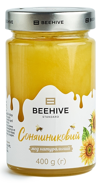 Мед натуральный Beehive Подсолнечный 400 г