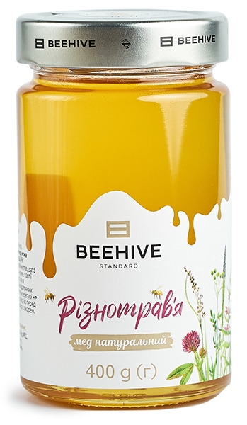 Мед натуральный Beehive собранный с разнотравья 400 г