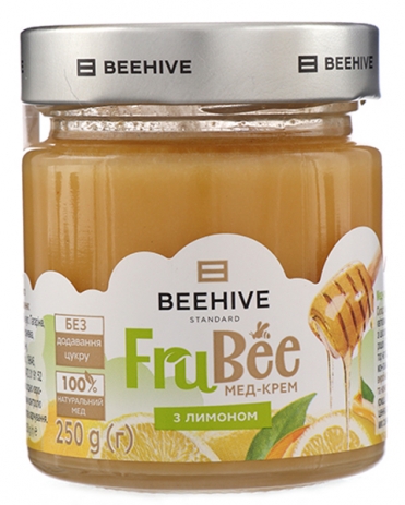 Мед-крем лимон FruBee Beehive 250 г