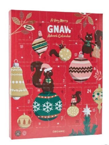 Подарочный набор шоколада A Very Merry Advent Calendar Gnaw 192 г