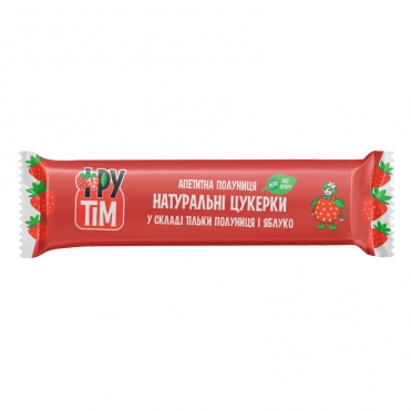 Цукерки натуральні Яблучно-полуничні Фрутім 20 г