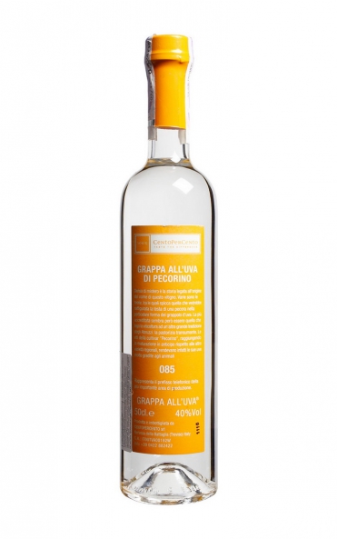 CentoPerCento Grappa all'uva Pecorino 0,5 л