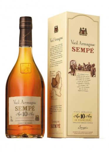 Armagnac Sempe 10Y.O. (в коробке) 0,7 л