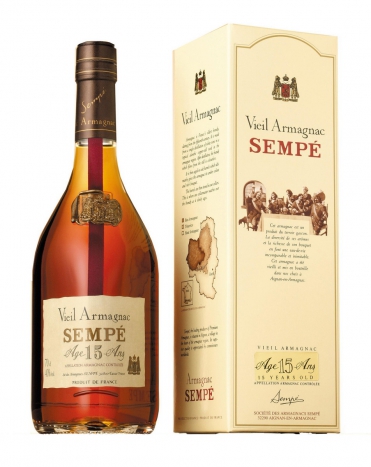 Armagnac Sempe 15Y.O. (в коробке) 0,7 л