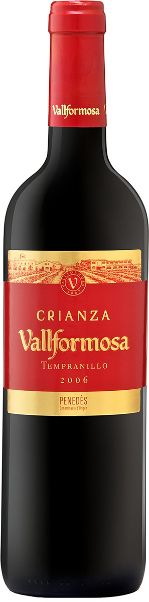 Vallformosa Crianza Tempranillo 0,75 л