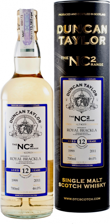 Duncan Taylor NC2 Royal Brackla 12Y.O. (в коробці) 0,7 л