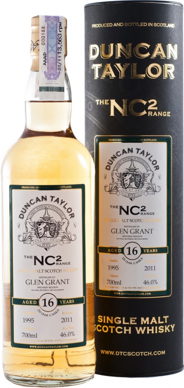 Duncan Taylor NC2 Glen Grant 16Y.O. (в тубусі) 0,7 л