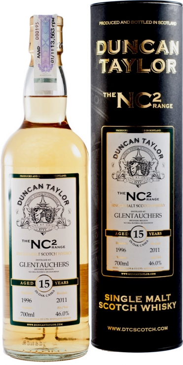 Duncan Taylor NC2 Glentauchers 15Y.O. (в тубусе) 0,7 л