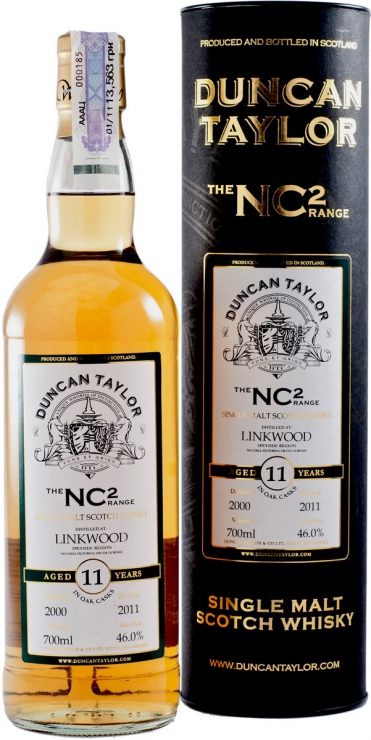 Duncan Taylor NC2 Linkwood 11Y.O. (в тубусе) 0,7 л