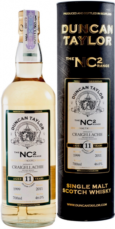 Duncan Taylor NC2 Craigellachie 11Y.O. (в тубусе) 0,7 л