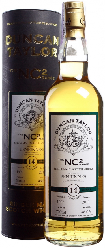 Duncan Taylor NC2 Benrinnies 1997 14YO (в тубусе) 0,7 л